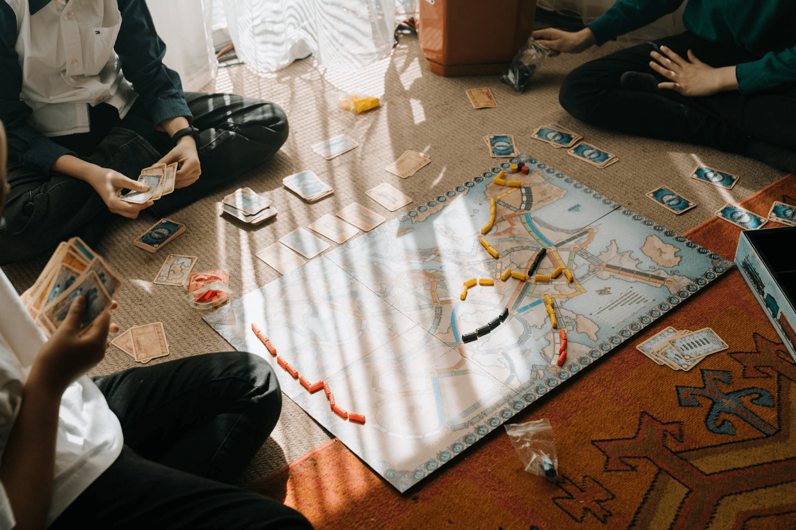 spend time with family board games