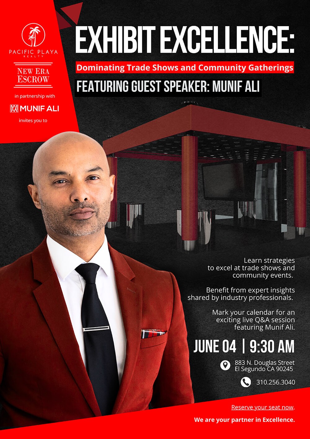 EXHIBIT EXCELLENCE: Dominating Trade Shows and Community Gatherings Flyer